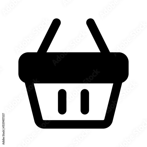 shopping cart line icon