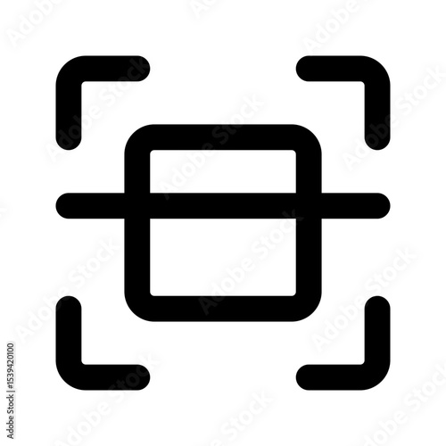 scanner line icon