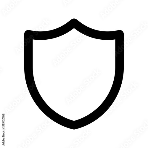 shield line icon