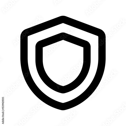 shield line icon