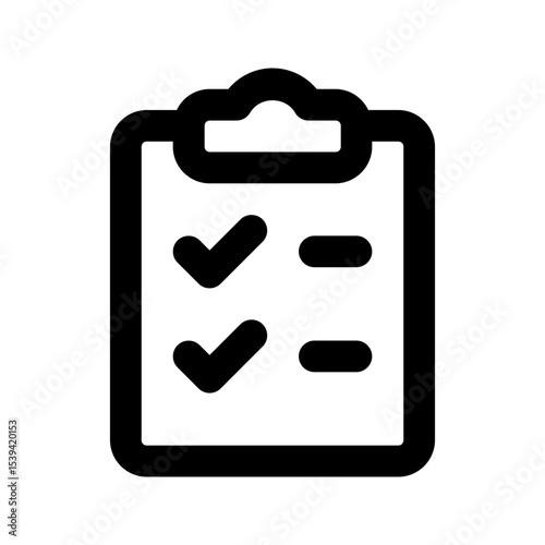 shopping list line icon