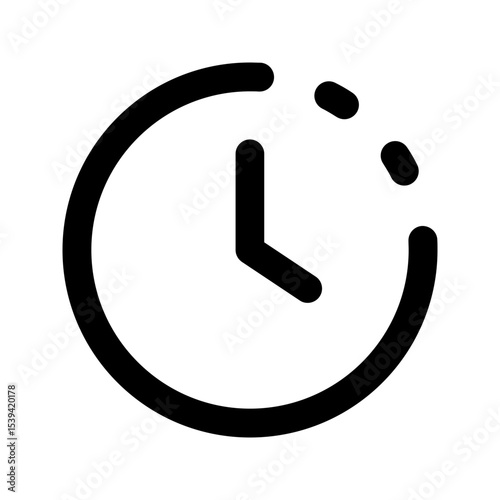 timer line icon