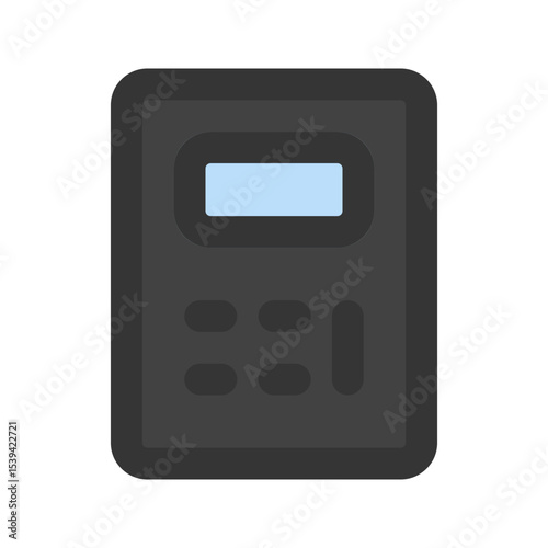 calculator outline fill icon