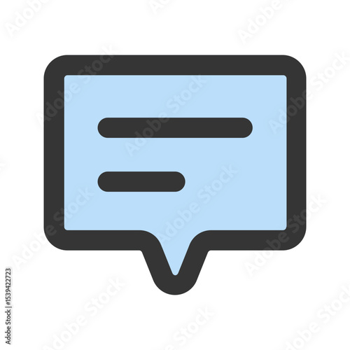 chat outline fill icon