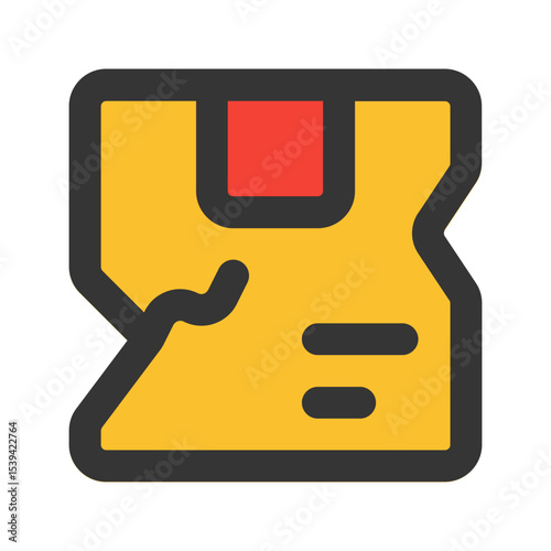 damage package outline fill icon