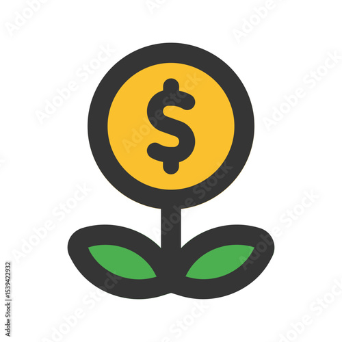 invest outline fill icon