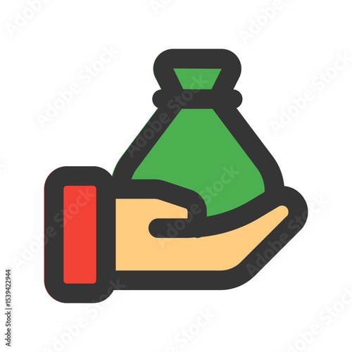 loan outline fill icon