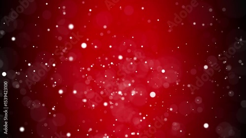 Soft beautiful abstract 4k backgrounds.Moving gloss particles on azure background loop. Winter theme Christmas background