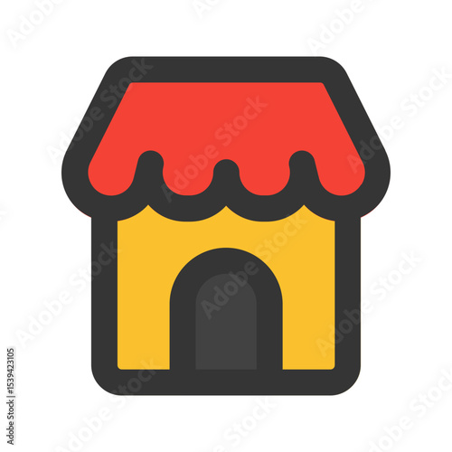 store outline fill icon
