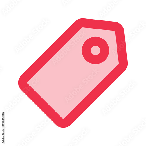 tag outline fill icon