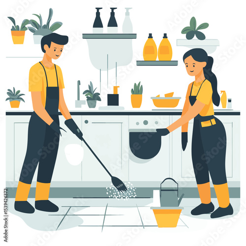 Cleaning service or company