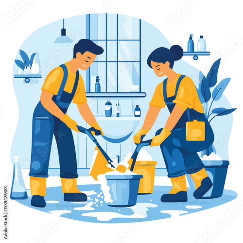 Cleaning service or company