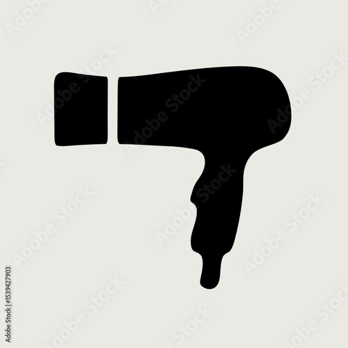 Hair Dryer Silhouette 