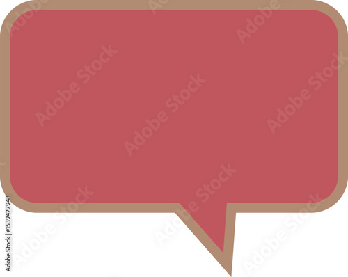 Speech bubble-3-red