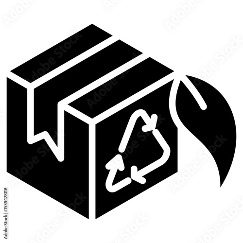 Eco-Friendly Product glyph icon