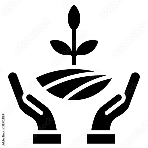 Environmental Awareness glyph icon