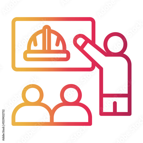 corporate Line Gradient Icon