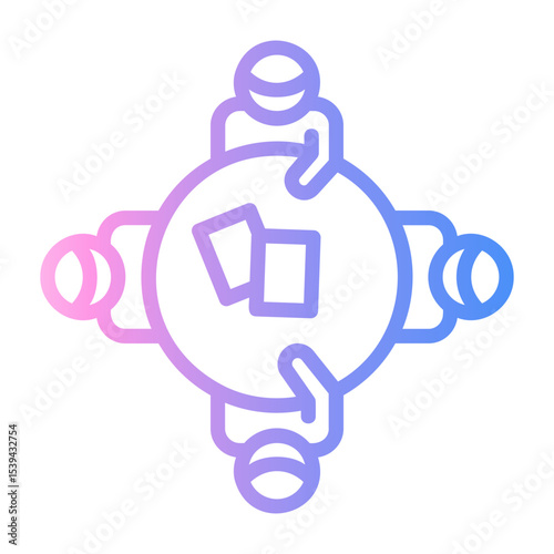 corporate Line Gradient Icon