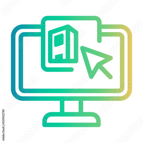 corporate Line Gradient Icon