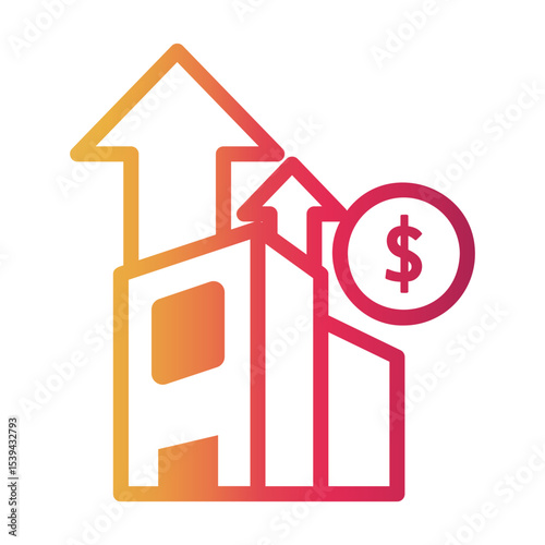 corporate Line Gradient Icon