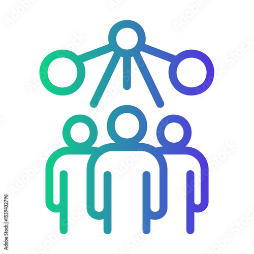 corporate Line Gradient Icon