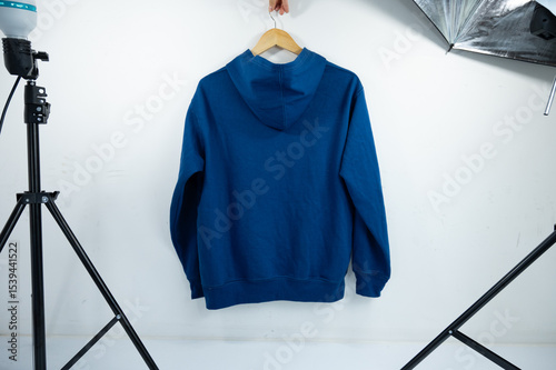 studio shot of a hoodie