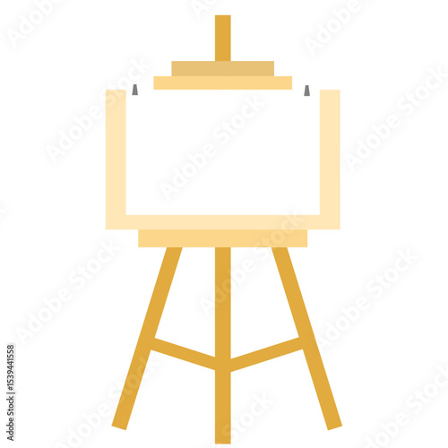 illustration of simple drawing board or canvas