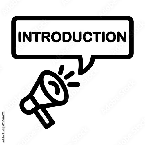 introduction Line Icon