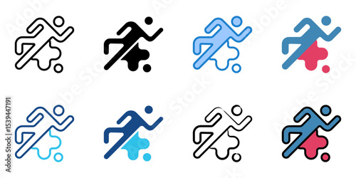 Victim icon set multiple style collection 
