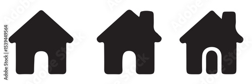 House icon vector. Home sign and symbol