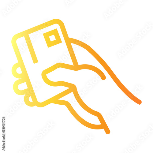introduction Line Gradient Icon