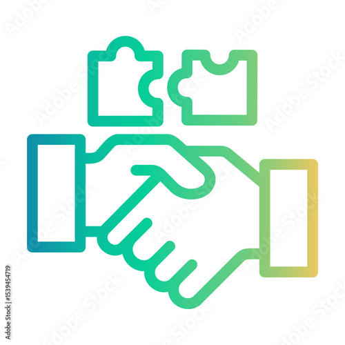 introduction Line Gradient Icon