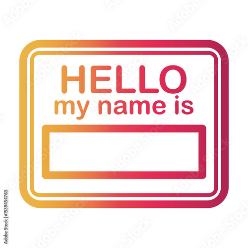 introduction Line Gradient Icon