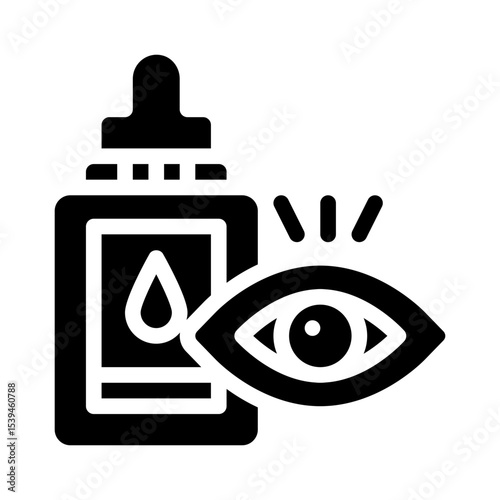 eye drops glyph icon