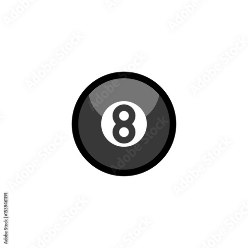 Eight Ball, Billiards, Pool, Game Icon