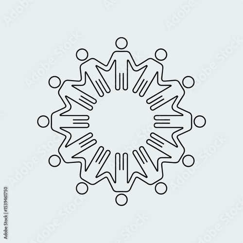 "Inclusive Community & Teamwork Line Icons Pack"