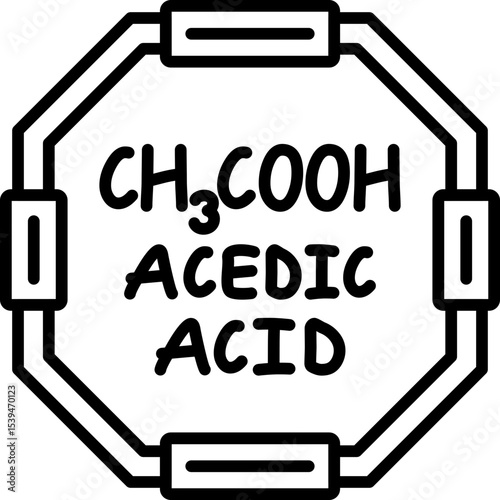 Acetic Acid Icon