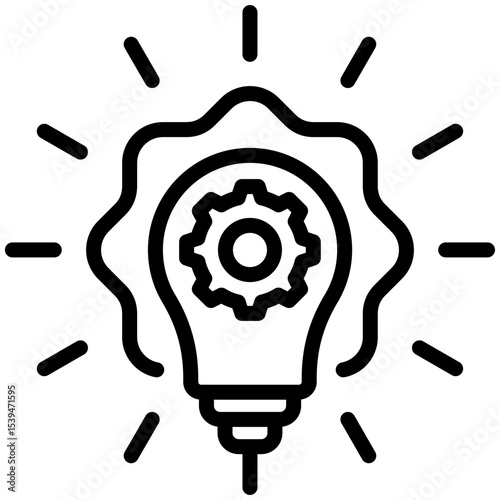 Innovation icon for business, website, application, printing, document, poster design, etc