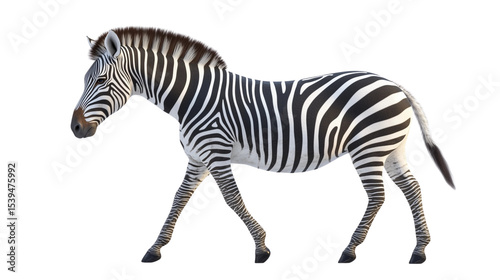 realistic zebra walking pose, realistic zebra walking pose, realistic zebra walking pose, realistic zebra walking pose on white background