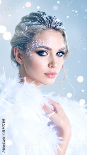 Winter Beauty Portrait.