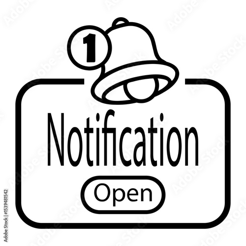 notification Line Icon