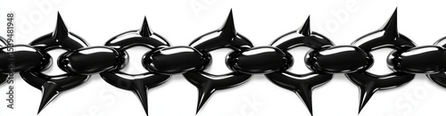 Black spiked chain (1)