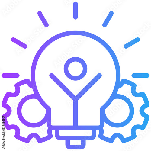 Innovation  icon for strategic planning, website, application, printing, document, poster design, etc