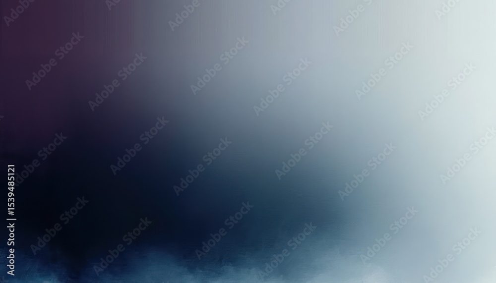Fototapeta premium abstract gradient background with dark blue and purple transitions fading into light blue and white shades creating a soft blurred effect