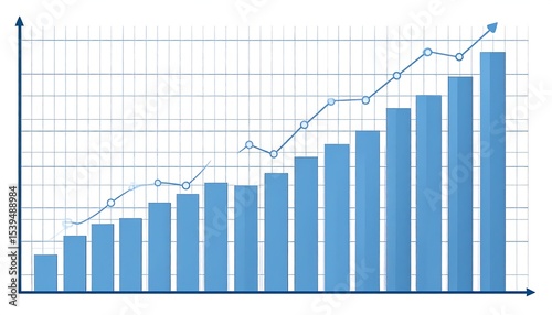 Growth Chart with Business Success.