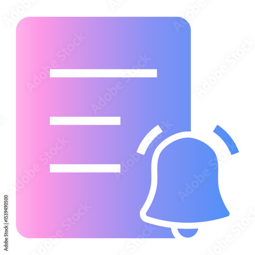 notification Gradient icon