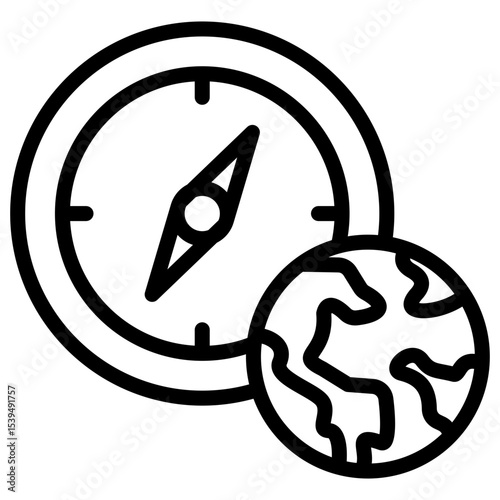 international orientation line icon