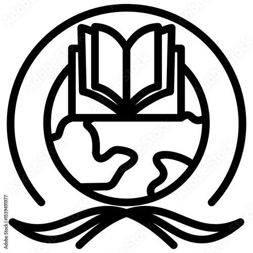 un-affiliated studies line icon