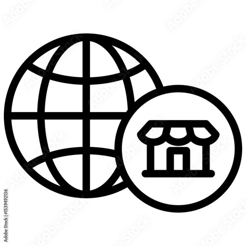 global entrepreneurship programs line icon
