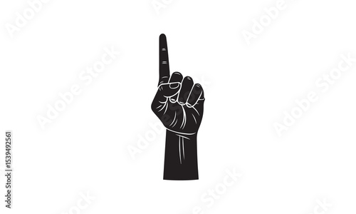 Number One Hand Sign